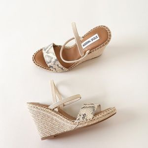 Steve Madden Snake Skin Wedge